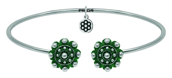 Pulsera de plata y acero "Botones Charros clásicos" (Vert)Referencia: PU2194Pulsera fabricada en plata de ley, con botón charro esmaltado, montado sobre una base de acero quirúrgico.Medida: 14x14mm.