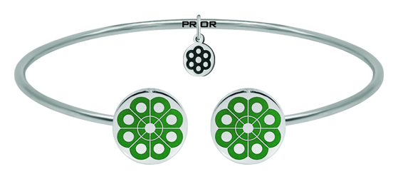 Pulsera de plata esmaltada y acero "Botones Charros de Salamanca" (Verde)Referencia: PU2532Pulsera fabricada en plata de ley, con botón charro esmaltado, montado sobre una base de acero quirúrgico.Medida: 14x14mm.