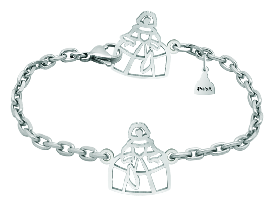 "Meninas" steel bracelet (Green)Ref. code: PU2659Meninas bracelet made of soft stainless steel.Size: 16x19mm.