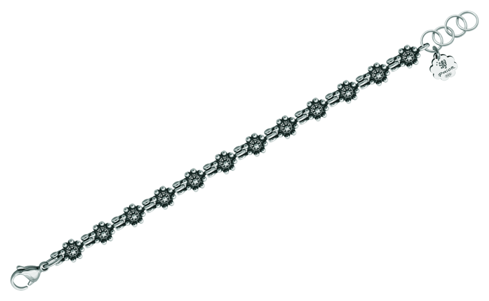 Silber, Stahl und Lederarmband "Button Charro de Salamanca"Ref. Code: PU2728Armband mit Charro-Knöpfen aus Sterlingsilber.Gr&ouml;&szlig;e: 8x8mm.