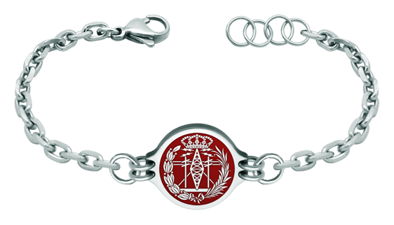 Silbernes und rostfreies Stahlarmband "Telekommunikationsingenieur" (Rot)Ref. Code: PU2749Armband aus rostfreiem Stahl mit dem Wappen des Telekommunikationsingenieurs in Flachrelief aus Sterlingsilber und einbrennlackiert.Wir haben alle Berufe und Laufbahnen im Angebot: Anwaltschaft (Anwalt / Recht), Handelsvertreter, Quantity Surveyor, Architekt (Architektur), ATS (Krankenpflege), Bildende Kunst, Biologische Wissenschaften (Biologie), Exakte Wissenschaften, Physikalische Wissenschaften, Politische Wissenschaften, Politik- und Wirtschaftswissenschaften, Chemische Wissenschaften, Handel, Zeichner, Wirtschaft, Betriebswirtschaft, Pharmazie, Philosophie und Literatur, Geographie, Geologie (Geologie), Sozialwissenschaftler, Informatik, Agraringenieurwesen, Bauingenieurwesen, Elektrotechnik, Forstingenieurwesen, Bergbauingenieurwesen, Schiffbau, Höheres Wirtschaftsingenieurwesen, Technisches Wirtschaftsingenieurwesen, Fernmeldetechnik, Textilingenieurwesen, Schmuck, Lehramt, Medizin, Musik, Psychologie, Topographie, Odontologie, Optik, Journalismus, Veterinärmedizin.Und wenn wir Ihre nicht haben, kontaktieren Sie uns bitte.Gr&ouml;&szlig;e: 19x16mm.