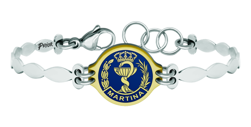 Bracelet in gold and steel "Pharmacy" (Blue)Ref. code: PU2764Stainless steel bracelet with the Pharmacy shield personalized with your name carved in low relief in 18 kt gold and enameled in the oven.We have all professions and careers available: Advocacy (Lawyer / Law), Commercial Agent, Quantity Surveyor, Architect (Architecture), ATS (Nursing), Fine Arts, Biological Sciences (Biology), Exact Sciences, Physical Sciences, Political Sciences, Political and Economic Sciences, Chemical Sciences, Commerce, Draftsman, Economics, Business, Pharmacy, Philosophy and Letters, Geography, Geological (Geology), Social Graduate, Computer Science, Agricultural Engineering, Civil Engineering, Electronic Engineering, Forestry Engineering, Mining Engineering, Naval Engineering, Higher Industrial Engineering, Industrial Technical Engineering, Telecommunications Engineering, Textile Engineering, Jewelry, Teaching, Medicine, Music, Psychology, Topography, Dentistry, Optics, Journalism, Veterinary Medicine.And if we don't have yours, please contact us.Size: 19x16mm.