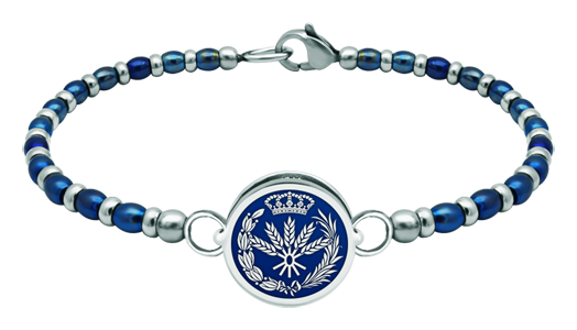 Silver and steel bracelet "Agronomist Engineer" (Blue)Ref. code: PU2805Steel ball chain bracelet with the Agricultural Engineer's shield carved in low relief in sterling silver and stove enameled.We have all professions and careers available: Advocacy (Lawyer / Law), Commercial Agent, Quantity Surveyor, Architect (Architecture), ATS (Nursing), Fine Arts, Biological Sciences (Biology), Exact Sciences, Physical Sciences, Political Sciences, Political and Economic Sciences, Chemical Sciences, Commerce, Draftsman, Economics, Business, Pharmacy, Philosophy and Letters, Geography, Geological (Geology), Social Graduate, Computer Science, Agricultural Engineering, Civil Engineering, Electronic Engineering, Forestry Engineering, Mining Engineering, Naval Engineering, Higher Industrial Engineering, Industrial Technical Engineering, Telecommunications Engineering, Textile Engineering, Jewelry, Teaching, Medicine, Music, Psychology, Topography, Dentistry, Optics, Journalism, Veterinary Medicine.And if we don't have yours, please contact us.Size: 16x16mm.