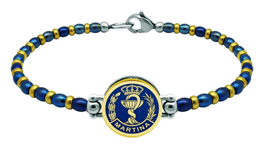 Bracelet in gold and steel "Pharmacy" (Blue)
Ref. code: PU2832
Steel ball chain bracelet with the Pharmacy shield, personalized with your name, carved in low relief, gold plated and stove enameled.
We have all professions and careers available: Advocacy (Lawyer / Law), Commercial Agent, Quantity Surveyor, Architect (Architecture), ATS (Nursing), Fine Arts, Biological Sciences (Biology), Exact Sciences, Physical Sciences, Political Sciences, Political and Economic Sciences, Chemical Sciences, Commerce, Draftsman, Economics, Business, Pharmacy, Philosophy and Letters, Geography, Geological (Geology), Social Graduate, Computer Science, Agricultural Engineering, Civil Engineering, Electronic Engineering, Forestry Engineering, Mining Engineering, Naval Engineering, Higher Industrial Engineering, Industrial Technical Engineering, Telecommunications Engineering, Textile Engineering, Jewelry, Teaching, Medicine, Music, Psychology, Topography, Dentistry, Optics, Journalism, Veterinary Medicine.
And if we don't have yours, please contact us.
Size: 16x16mm. Bracelet in gold and steel "Pharmacy" (Blue)
Ref. code: PU2832
Steel ball chain bracelet with the Pharmacy shield, personalized with your name, carved in low relief, gold plated and stove enameled.
We have all professions and careers available: Advocacy (Lawyer / Law), Commercial Agent, Quantity Surveyor, Architect (Architecture), ATS (Nursing), Fine Arts, Biological Sciences (Biology), Exact Sciences, Physical Sciences, Political Sciences, Political and Economic Sciences, Chemical Sciences, Commerce, Draftsman, Economics, Business, Pharmacy, Philosophy and Letters, Geography, Geological (Geology), Social Graduate, Computer Science, Agricultural Engineering, Civil Engineering, Electronic Engineering, Forestry Engineering, Mining Engineering, Naval Engineering, Higher Industrial Engineering, Industrial Technical Engineering, Telecommunications Engineering, Textile Engineering, Jewelry, Teaching, Medicine, Music, Psychology, Topography, Dentistry, Optics, Journalism, Veterinary Medicine.
And if we don't have yours, please contact us.
Size: 16x16mm.