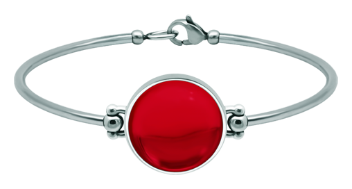 Pulsera de plata y acero con cristal de colores 18mm (Rojo)
Referencia: PU2862
Pulsera rígida de acero y plata de ley con un cabujón de cristal de colores de 18mm.
Medida: 20x20mm. Pulsera de plata y acero con cristal de colores 18mm (Rojo)
Referencia: PU2862
Pulsera rígida de acero y plata de ley con un cabujón de cristal de colores de 18mm.
Medida: 20x20mm.