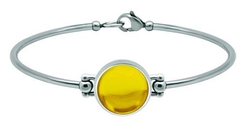 Bracelet en argent et acier inoxydable avec cristal coloré 14 mm (Jaune)
Referencia: PU2864
Bracelet rigide en acier inoxydable et argent sterling avec un cabochon en verre coloré de 14 mm.
Medida: 16x16mm. Bracelet en argent et acier inoxydable avec cristal coloré 14 mm (Jaune)
Referencia: PU2864
Bracelet rigide en acier inoxydable et argent sterling avec un cabochon en verre coloré de 14 mm.
Medida: 16x16mm.