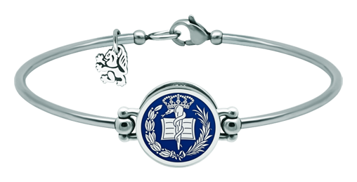 Bracelet de la faculté de médecine en argent fin émaillé et acier (Bleu)Referencia: PU2877Bracelet de type manchette, composé d’un anneau en acier poli, orné d’un écusson de la Médecine gravé dans de l’argent fin et émaillé.Toutes les professions et carrières sont disponibles : Avocat, Agent commercial, Métreur, Architecte, ATS, Beaux-Arts, Sciences biologiques, Sciences exactes, Sciences physiques, Sciences politiques, Sciences politiques et économiques, Sciences chimiques, Commerce, Dessinateur, Economie, Gestion, Pharmacie, Philosophie et Lettres, Géographie, Géologie, Sciences sociales, Informatique, Génie agricole, Génie civil, Génie électronique, Génie forestier, Génie minier, Génie naval, Génie industriel supérieur, Génie technique industriel, Génie des télécommunications, Génie textile, Bijouterie, Enseignement, Médecine, Musique, Psychologie, Topographie, Odontologie, Optique, Journalisme, Médecine vétérinaire.Et si nous n'avons pas le vôtre, n'hésitez pas à nous contacter.Medida: 16x16mm.