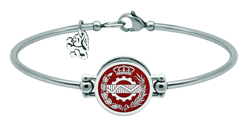 Bracelet de la faculté de gestion d'entreprise en argent fin émaillé et acier (Rouge)Referencia: PU2877Bracelet de type manchette en acier poli, orné d'un écusson « Empresariales » gravé dans de l'argent fin et émaillé.Toutes les professions et carrières sont disponibles : Avocat, Agent commercial, Métreur, Architecte, ATS, Beaux-Arts, Sciences biologiques, Sciences exactes, Sciences physiques, Sciences politiques, Sciences politiques et économiques, Sciences chimiques, Commerce, Dessinateur, Economie, Gestion, Pharmacie, Philosophie et Lettres, Géographie, Géologie, Sciences sociales, Informatique, Génie agricole, Génie civil, Génie électronique, Génie forestier, Génie minier, Génie naval, Génie industriel supérieur, Génie technique industriel, Génie des télécommunications, Génie textile, Bijouterie, Enseignement, Médecine, Musique, Psychologie, Topographie, Odontologie, Optique, Journalisme, Médecine vétérinaire.Et si nous n'avons pas le vôtre, n'hésitez pas à nous contacter.Medida: 16x16mm.