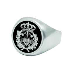 Stamp of Industrial Engineers in enameled silver (Black)Ref. code: SR0366Sterling silver signet ring with the coat of arms of the Colegio Oficial de Ingenieros Industriales enameled by hand.We have all professions and careers available: Advocacy (Lawyer / Law), Commercial Agent, Quantity Surveyor, Architect (Architecture), ATS (Nursing), Fine Arts, Biological Sciences (Biology), Exact Sciences, Physical Sciences, Political Sciences, Political and Economic Sciences, Chemical Sciences, Commerce, Draftsman, Economics, Business, Pharmacy, Philosophy and Letters, Geography, Geological (Geology), Social Graduate, Computer Science, Agricultural Engineering, Civil Engineering, Electronic Engineering, Forestry Engineering, Mining Engineering, Naval Engineering, Higher Industrial Engineering, Industrial Technical Engineering, Telecommunications Engineering, Textile Engineering, Jewelry, Teaching, Medicine, Music, Psychology, Topography, Dentistry, Optics, Journalism, Veterinary Medicine.And if we don't have yours, please contact us.Size: 16x16mm.