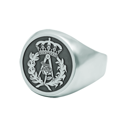 Carved silver Architecture SealRef. code: SR0367Seal ring made of sterling silver with carved shield of the College of Architects.We have all professions and careers available: Advocacy (Lawyer / Law), Commercial Agent, Quantity Surveyor, Architect (Architecture), ATS (Nursing), Fine Arts, Biological Sciences (Biology), Exact Sciences, Physical Sciences, Political Sciences, Political and Economic Sciences, Chemical Sciences, Commerce, Draftsman, Economics, Business, Pharmacy, Philosophy and Letters, Geography, Geological (Geology), Social Graduate, Computer Science, Agricultural Engineering, Civil Engineering, Electronic Engineering, Forestry Engineering, Mining Engineering, Naval Engineering, Higher Industrial Engineering, Industrial Technical Engineering, Telecommunications Engineering, Textile Engineering, Jewelry, Teaching, Medicine, Music, Psychology, Topography, Dentistry, Optics, Journalism, Veterinary Medicine.And if we don't have yours, please contact us.Size: 16x16mm.