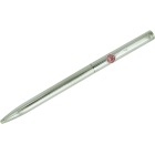 Bolígrafo de plata con Escudo de la Universidad de SalamancaReferencia: BL0099Elegante bolígrafo de plata de estilo clásico, decorado con un diseño de lineas finas.Ideal para regalos, ocasiones especiales o uso profesional.El capuchón y el cuerpo están fabricados en plata de ley maciza con acabado en brillo.El sistema de carga de tinta es compatible con recambios estandar.El cierre es de tipo giratorio y retractil.Fabricado íntegramente en Alemania.Se puede personalizar con el nombre grabado en relieve.Medida: 140x9mm.