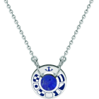 "Nautic flags" silver, steel and lapis lazuli pendantRef. code: CO1845Pendant made of soft stainless steel, customized name on nautic flags made of sterling silver, with a lapis lazuli in the middle.Size: 20x20mm.