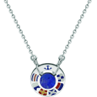 Anhänger aus Silber, Stahl und Lapislazuli "Nautische Flaggen"Ref. Code: CO1848Personalisierter Rad-Anhänger mit nautischen Flaggen, die Ihren Namen darstellen, aus Sterlingsilber geschnitzt und in Ihren repräsentativen Farben einbrennlackiert, mit einem Lapislazuli in der Mitte.Gr&ouml;&szlig;e: 20x20mm.