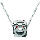 Edelstahl-Anhänger "Froschwürfel"Ref. Code: CO1878Anhänger aus Stahl mit 6 Froschsilhouetten, die einen Würfel bilden.Gr&ouml;&szlig;e: 17x17mm.