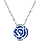 Pendentif Art Nouveau en argent "Rose"Referencia: CO1893Pendentif en forme de rose ajourée Art Nouveau en argent sterling émaillé.Medida: 18x16mm.