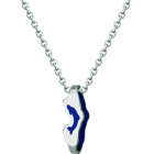 Silberanhänger "Delphin"Ref. Code: CO1902Emaillierter und durchbrochener Delphin-Anhänger aus Sterlingsilber.Gr&ouml;&szlig;e: 7x21mm.