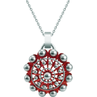 Colgante Botón Charro plata esmaltado 40mmReferencia: CO1928Colgante de Botón Charro chapado en plata de ley esmaltada al horno.Medida: 40x40mm.