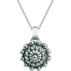 Charro Button Pendant silver 30mmRef. code: CO1933Salamanca Charro Button Pendant plated in sterling silver.Size: 30x30mm.