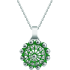 Pendentif bouton Charro émaillé argent 30mmReferencia: CO1934Pendentif en forme de bouton Charro plaqué en argent sterling émaillé au four.Medida: 30x30mm.