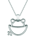 "Frog from the University of Salamanca" silver pendantRef. code: CO1937Pendant made of sterling silver.Size: 36x32mm.