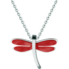 Art Deco dragonfly pendant in steel and mother-of-pearlRef. code: CO1962Pendant made of polished steel smooth to the touch and mother-of-pearl cellulose.Museum pieces inspired by the most representative works of the Art Nouveau and Art Deco movements, and the modernism of the late nineteenth and early twentieth centuries.Size: 34x26mm.