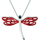 Art Nouveau dragonfly pendant in steel and mother-of-pearlRef. code: CO1965Pendant made of polished steel smooth to the touch and mother-of-pearl cellulose.Museum pieces inspired by the most representative works of the Art Nouveau and Art Deco movements, and the modernism of the late nineteenth and early twentieth centuries.Size: 60x40mm.