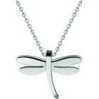 Pendant of dragonfly of the Arribes of steelRef. code: CO1979Pendant made of polished steel smooth to the touch.Joaquín Prior has designed this pendant inspired by the native dragonflies of the Arribes de Duero natural park in Salamanca.Size: 34x26mm.