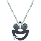 Colgante de Rana en rutenio y aceroReferencia: CO1988Colgante fabricado en acero pulido suave al tacto y chapado en rutenio.Medida: 22x26mm.