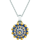 Colgante Botón Charro Oro esmaltado 30mmReferencia: CO2038Colgante de Botón Charro de Salamanca chapado en oro y esmaltado al horno.Medida: 30x30mm.