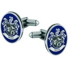 "Heraldic shield" customized silver cufflinksRef. Code: GE0301Cufflinks made of sterling silver and stainless steel with enameled heraldic shield.Gr&ouml;&szlig;e: 15x20x3mm.