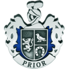 "Heraldic shield" customized silver and steel badgeRef. code: IS0118Badge made of sterling silver over a enameled stainless steel base.Size: 18x20mm.