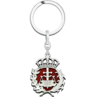"Career" keyringRef. code: LL0125Keyring made of sterling silver and stainless steel.Hand enameled.Size: 30x35mm.