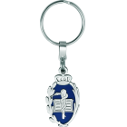 "Medicine" silver and steel keyringRef. code: LL0294Keyring made of sterling silver over a enameled stainless steel base.Size: 22x36mm.