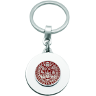 Llavero de plata esmaltada y acero "Escudo de la Universidad de Salamanca"Referencia: LL0314Llavero con el escudo de la Universidad de Salamanca fabricado en nuestros talleres de una forma artesanal en  plata de ley esmaltada a mano y acero pulido suave al tacto con garantía eterna.Medida: 30x30mm.