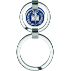 Llavero de facultad de Medicina en plata, celulosa y aceroReferencia: LL0343Llavero con escudo de la profesión de Medicina en plata de ley esmaltada a mano, sobre celulosa de colores y acero pulido.Medida: 16x16mm.