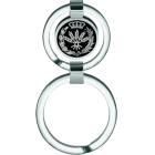 Llavero de Ingeniero Agrónomo en plata, celulosa y aceroReferencia: LL0343Llavero con escudo de la facultad de Ingeniero Agrónomo en plata de ley esmaltada a mano, sobre celulosa de colores y acero pulido.Medida: 16x16mm.