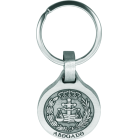 Porte-clés de la faculté de droit en aluminiumReferencia: LL0347Porte-clés avec le blason du Barreau, gravé dans de l'aluminium de 5 mm d'épaisseur.Medida: 30x30mm.