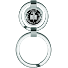 Llavero de facultad de Medicina en plata, acero y aluminioReferencia: LL0351Llavero con escudo de la profesión de Medicina tallado y esmaltado en aluminio y cosido con hilo de plata en acero pulido.Medida: 16x16mm.