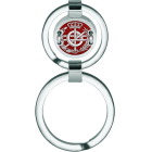 Llavero de facultad de Ingenieros Informáticos en aluminio y aceroReferencia: LL0351Llavero con escudo de la profesión de Ingenieros Informáticos tallado y esmaltado en aluminio y cosido con hilo de plata en acero pulido.Medida: 16x16mm.