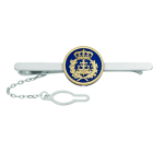 "Lawyer" gold and steel tie barRef. Code: PA0067Tie bar made of stainless steel and hand enameled 18 carat gold.Gr&ouml;&szlig;e: 18x18mm.