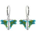 Art Nouveau "Butterfly" silver earringsRef. code: PE0054Earrings made of sterling silver.Wings enameled in blue, green or amber.Museum pieces inspired by the most representative works of the Art Nouveau and Art Déco movement, and modernism from the late 19th and early 20th centuries.Size: 23x15mm.