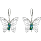 Art Nouveau "Fairy" silver earringsRef. code: PE1639Art Nouveau earrings made of sterling silver and stainless steel.Dress enameled in colors.Wings made of stainless steel.Museum pieces inspired by the most representative works of the Art Nouveau and Art Déco movement, and modernism from the late 19th and early 20th centuries.Size: 36x31mm.