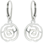 "Rosa" silver earringsRef. code: PE2641Art Nouveau earrings made of sterling silver.Museum pieces inspired by the most representative works of the Art Nouveau and Art Déco movement, and modernism from the late 19th and early 20th centuries.Size: 16x16mm.