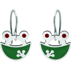 Pendientes de plata "Silueta de Rana"Referencia: PE3199Pendientes fabricados en plata de ley esmaltada al horno.Medida: 20x20mm.