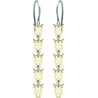 Gold-Ohrringe "Stiere"Ref. Code: PE3231Vergoldete Ohrringe, mit 5 miteinander verbundenen 7x10mm Stieren.Gr&ouml;&szlig;e: 7x10mm.