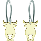 Gold-Ohrringe "Stiere"Ref. Code: PE3239Vergoldete Ohrringe.Gr&ouml;&szlig;e: 12x16mm.