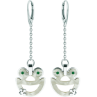 Pendientes de Ranas en acero y nacarReferencia: PE3302Pendientes fabricados en acero pulido suave al tacto y celulosa de nacar.Medida: 22x25mm.