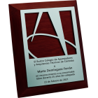 "Architects" steel and wood plaqueRef. code: PL0344Plaque made of wood and engraved logo in steel.Size:  20x26x3cm.Size: 200x260mm.