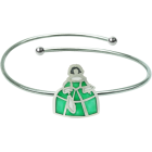Pulsera "Menina"Referencia: PU1263Pulsera fabricada en acero con Menina en plata de ley.Esmaltado a mano.Medida: 20x23mm.