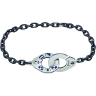 Pulsera náutica de plata, acero y rutenio "Banderas náuticas"Referencia: PU2469Pulsera chapada en rutenio personalizada con banderas náuticas representando su nombre talladas en plata de ley y acero formando un cierre exclusivo.Medida: 19x16mm.